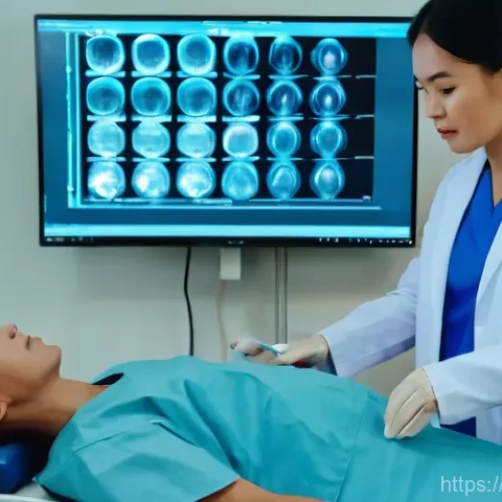 신장 초음파 검사와 비용 비교 - **Prompt for Kidney Ultrasound Examination:**
    "A cinematic, eye-level shot inside a modern, clea...