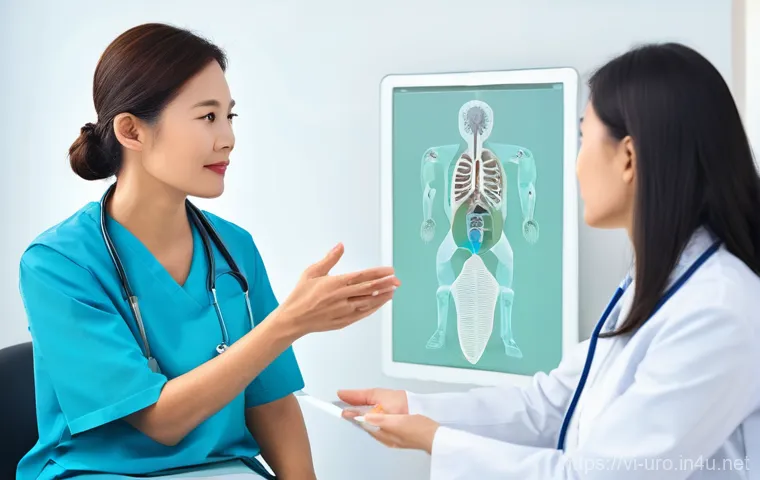 요도협착과 잦은 배뇨의 관계 - **Prompt:** A vibrant, serene scene featuring a Vietnamese woman in her early 30s enjoying a healthy...